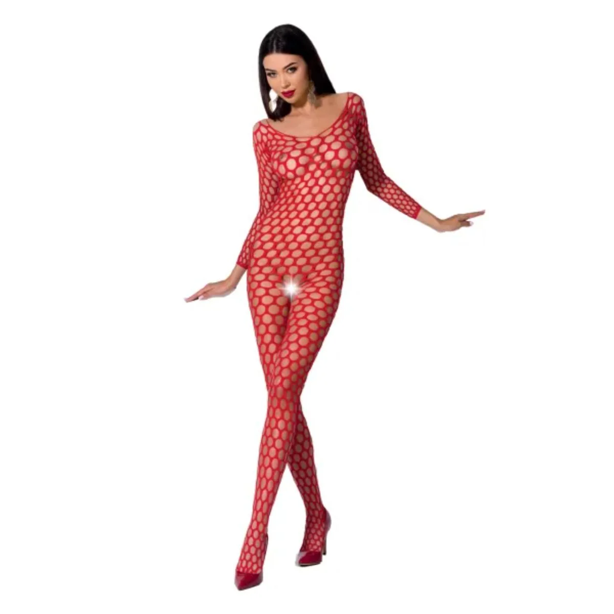 Passion - BS077 Catsuit - Rood