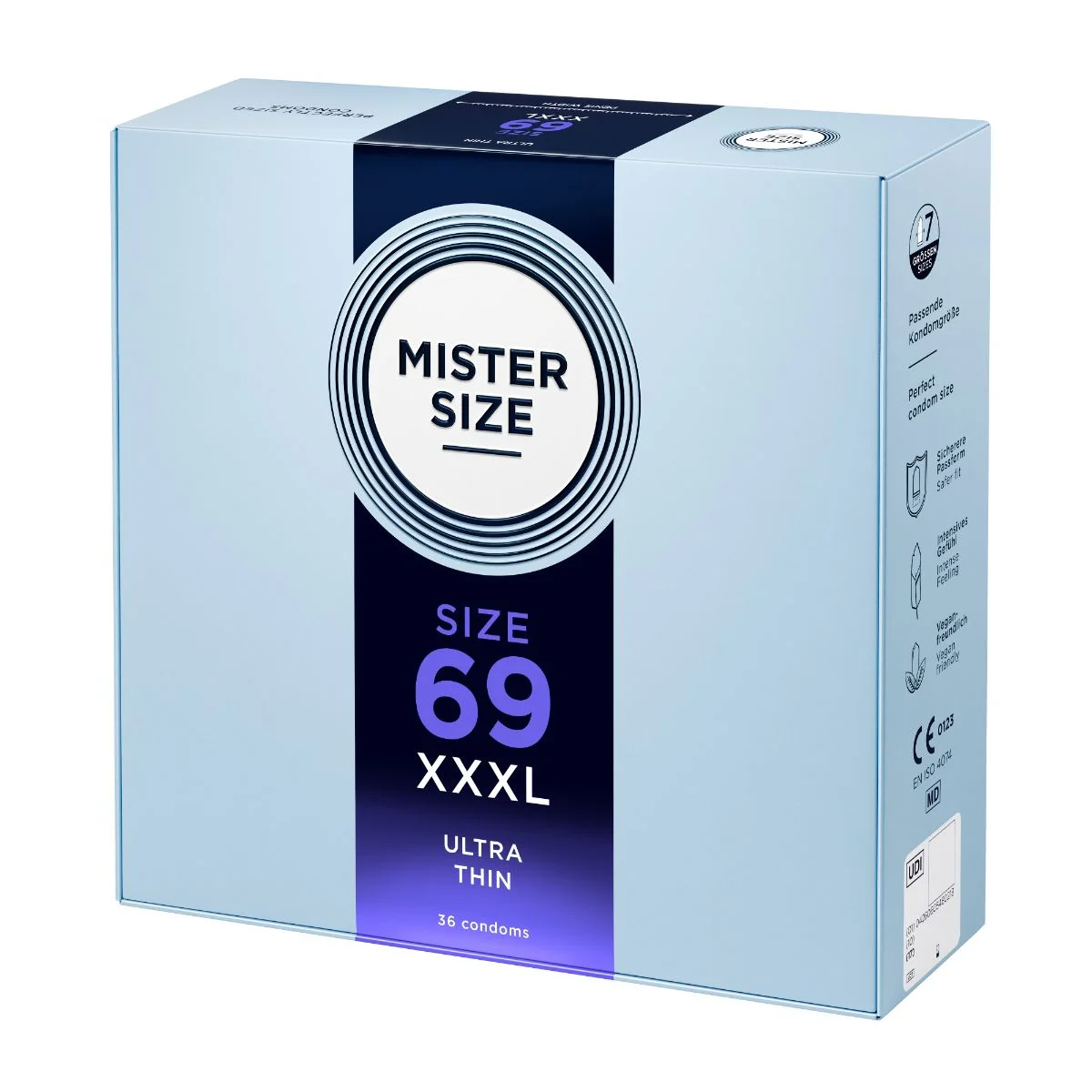 MISTER.SIZE - XXXL Ultradunne Condooms - 36 Stuks