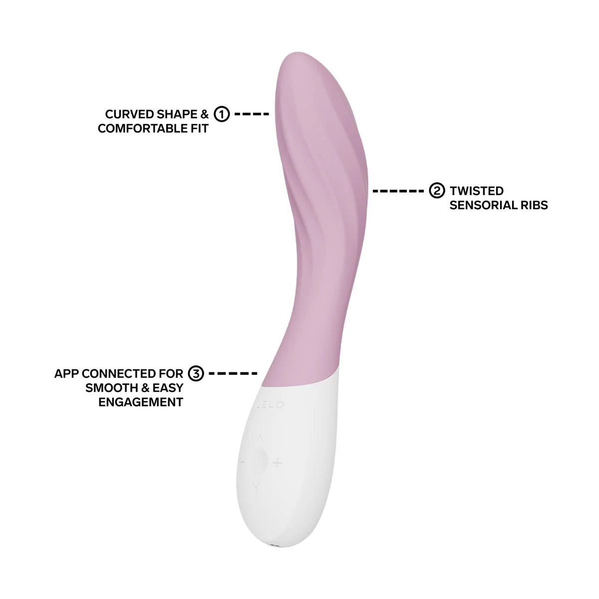 LELO - MONA Twist G-Spot Vibrator - Soft Pink