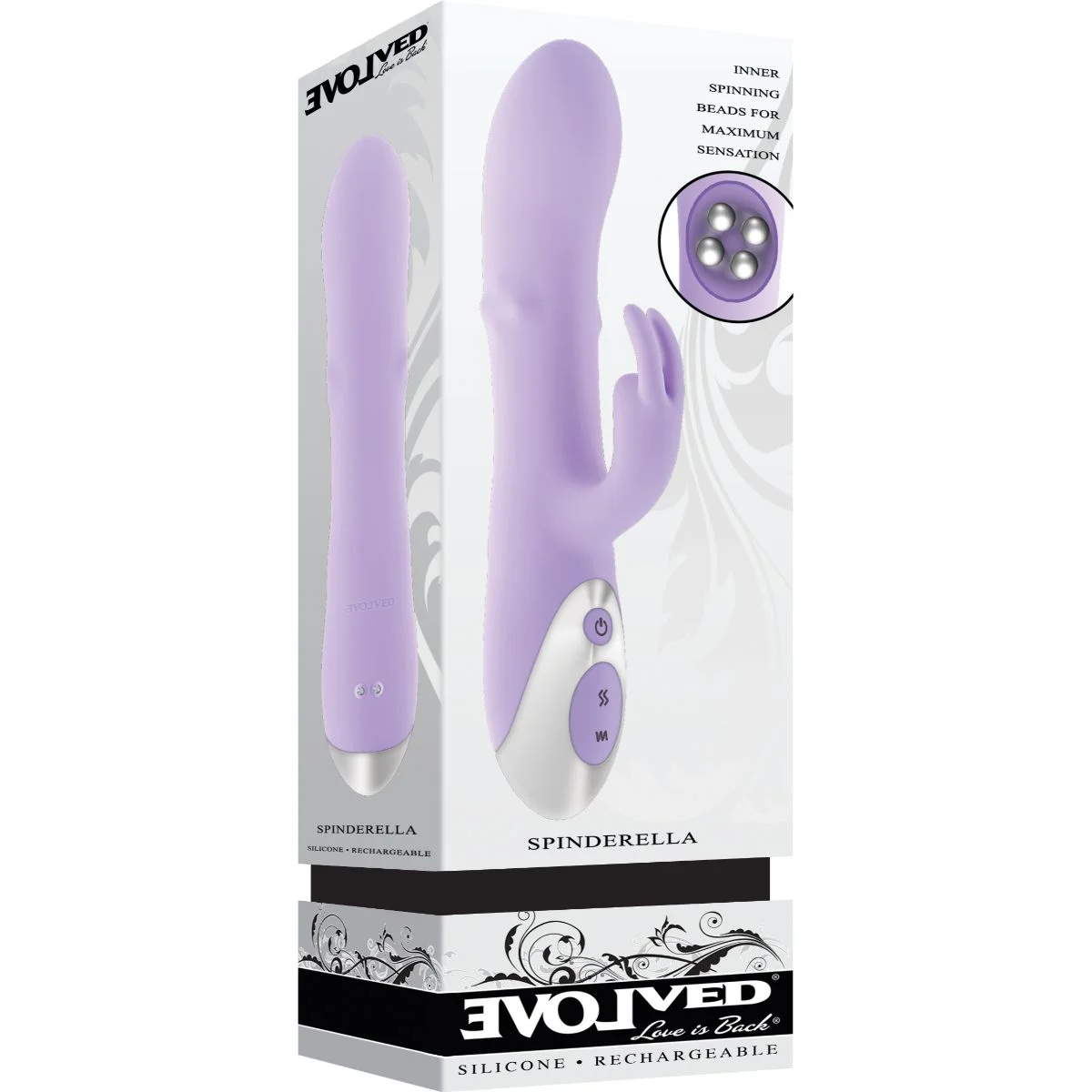 Evolved - Spinderella Rabbit Vibrator - Roze