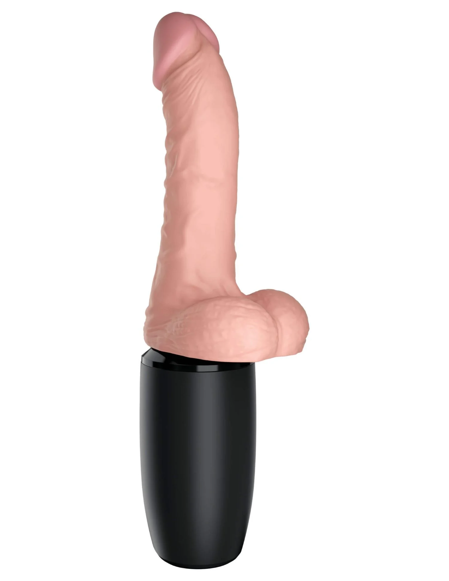 King Cock Plus Stotende En Verwarmende Vibrator