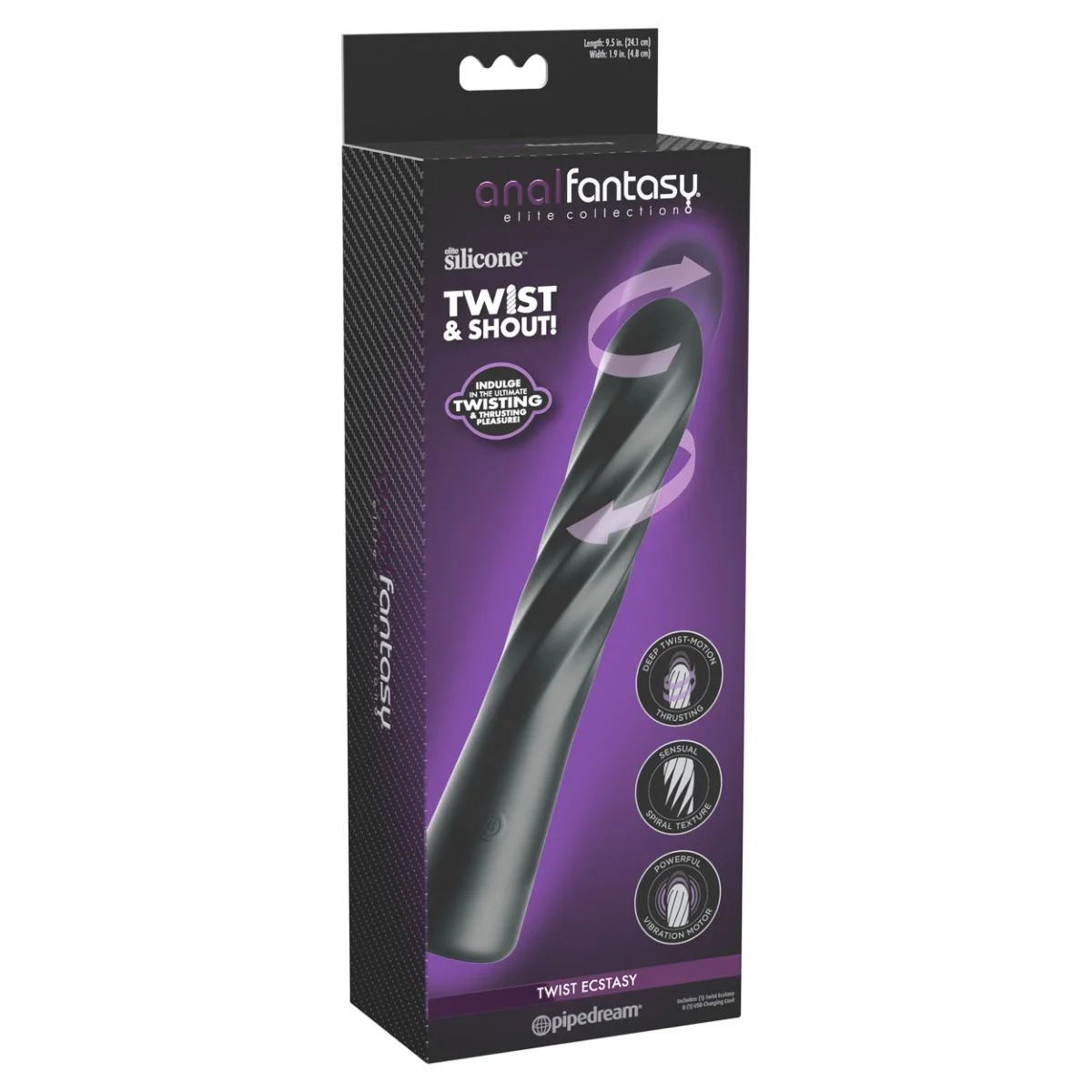 Anal Fantasy - Twist Ecstasy Thruster - Zwart
