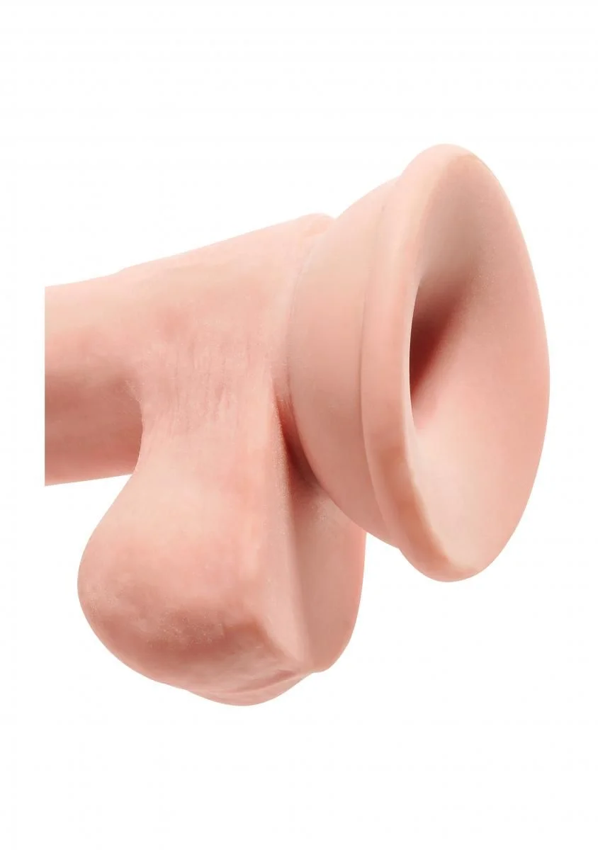King Cock Realistische Dildo met Balzak - 17 cm