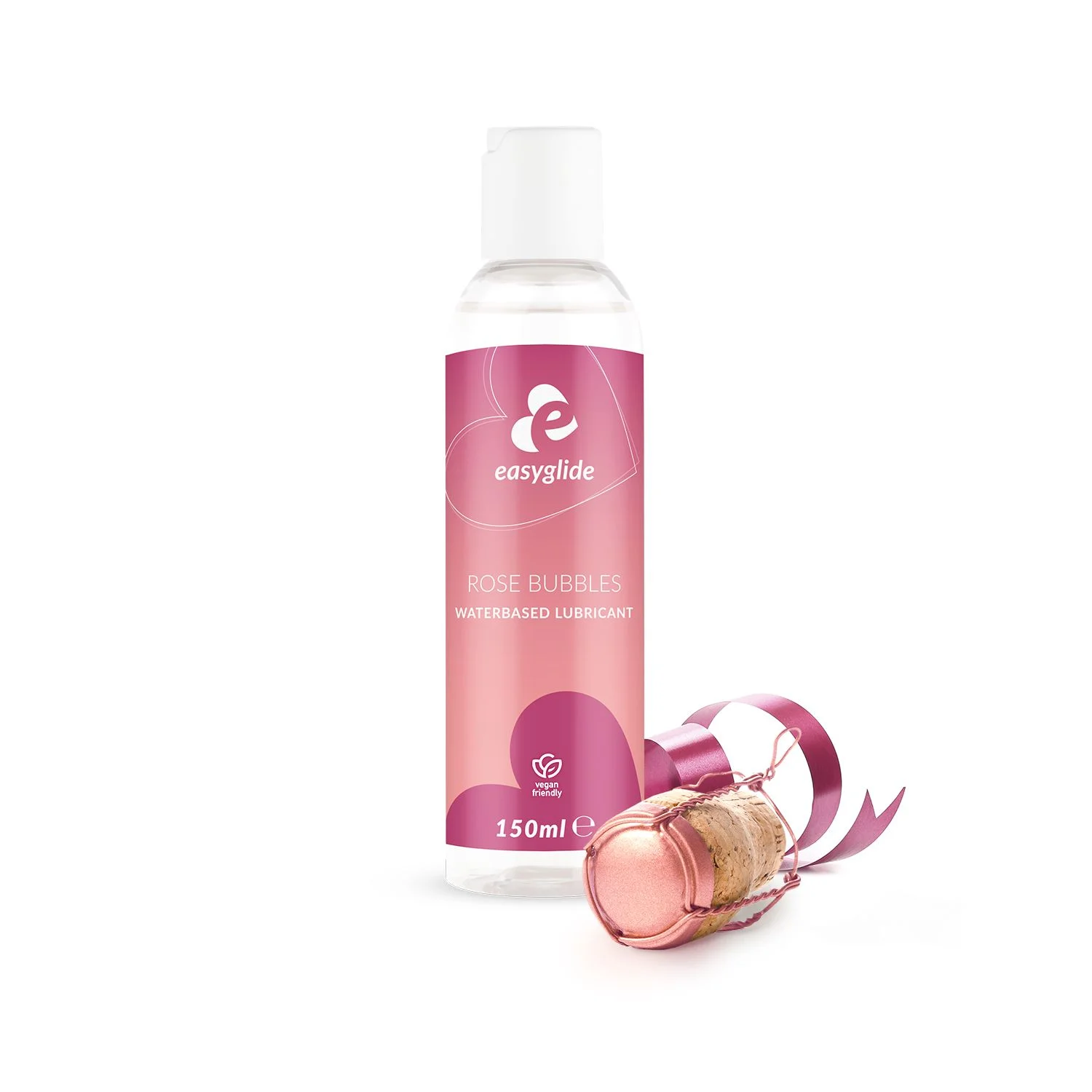 EasyGlide Rosé Bubbels Glijmiddel op Waterbasis - 150 ml
