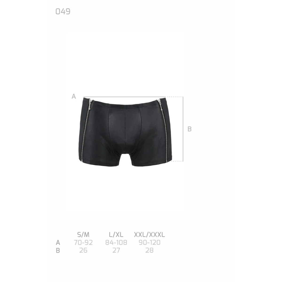 Passion Men - 049 Short Matt - Zwart