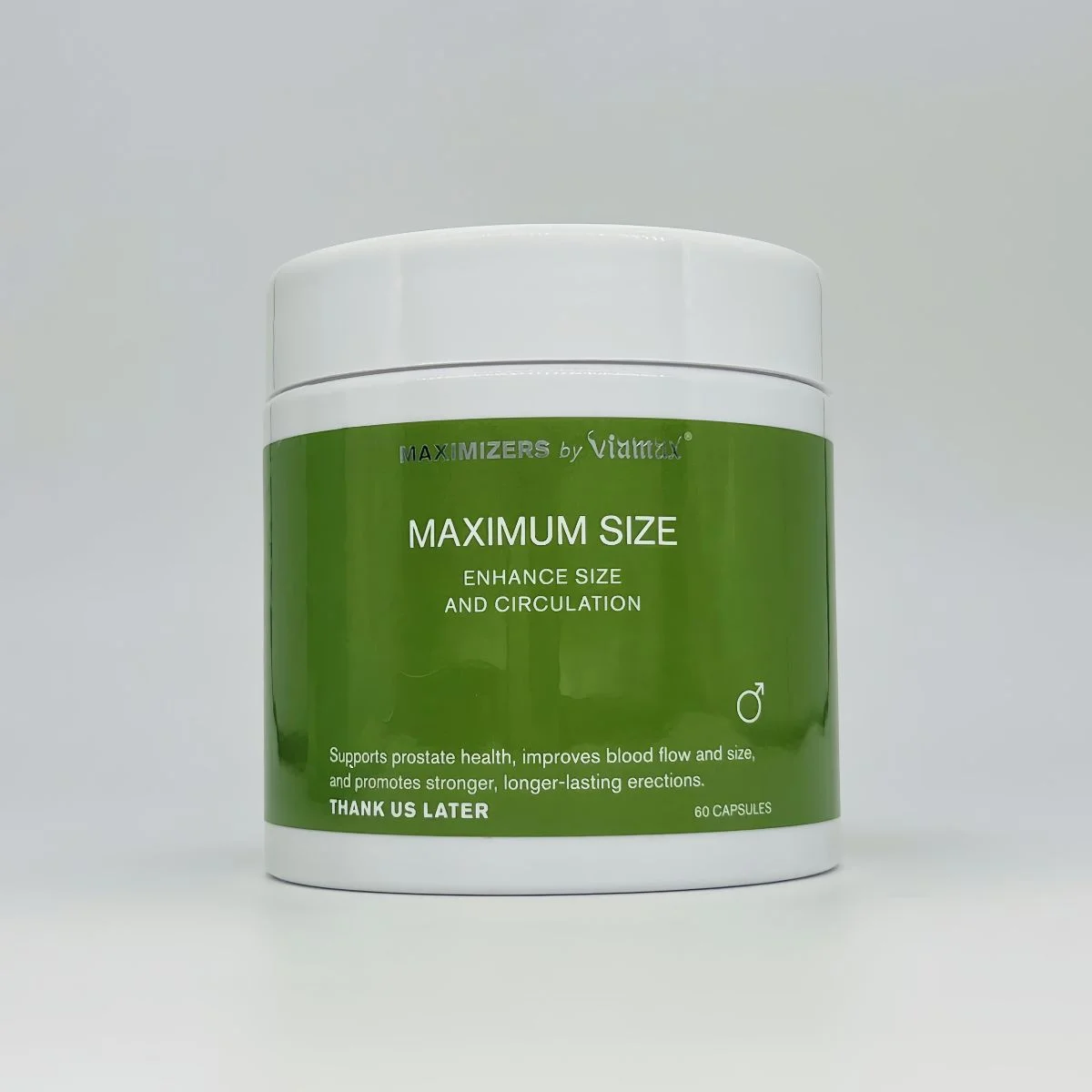 Maximizers by Viamax - Maximum Size - 60 Capsules
