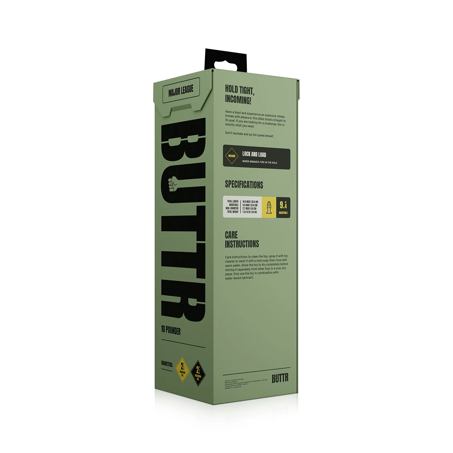 BUTTR - Huge Explosive Aftershock I Buttplug - 23 cm