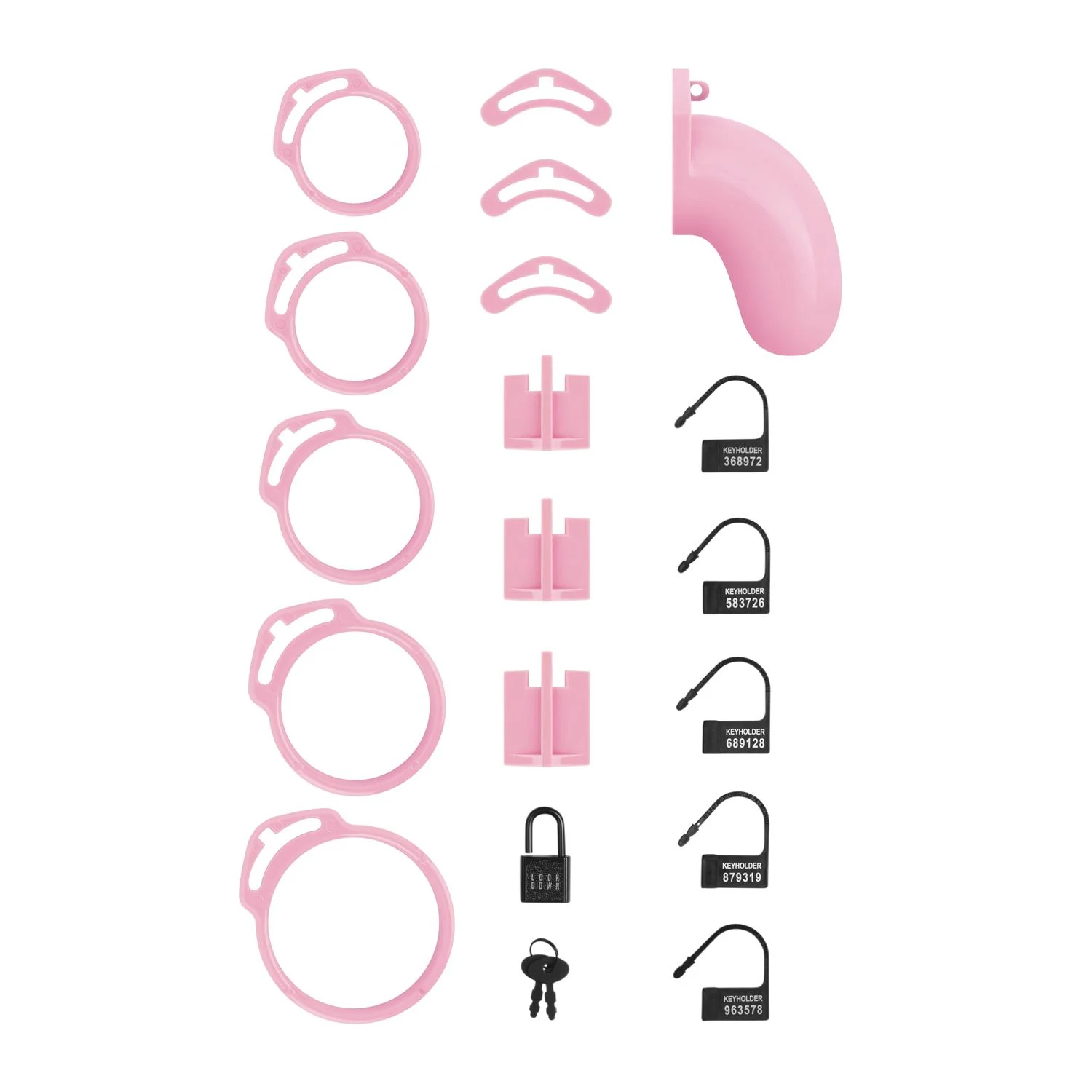 LOCKDOWN - Chastity Cage Medium - Pink