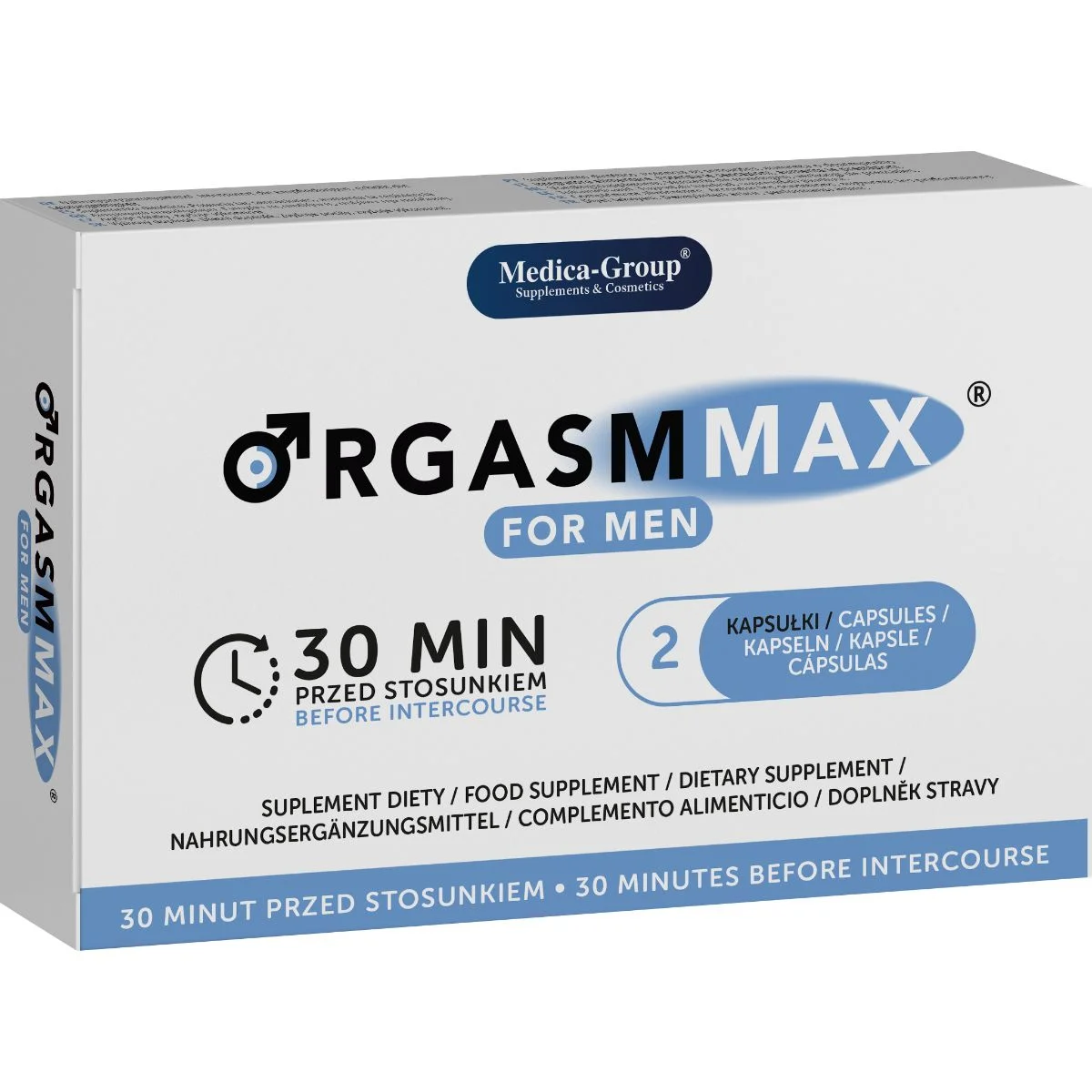 Medica-Group - Orgasm Max for Men Capsules - 2 Capsules