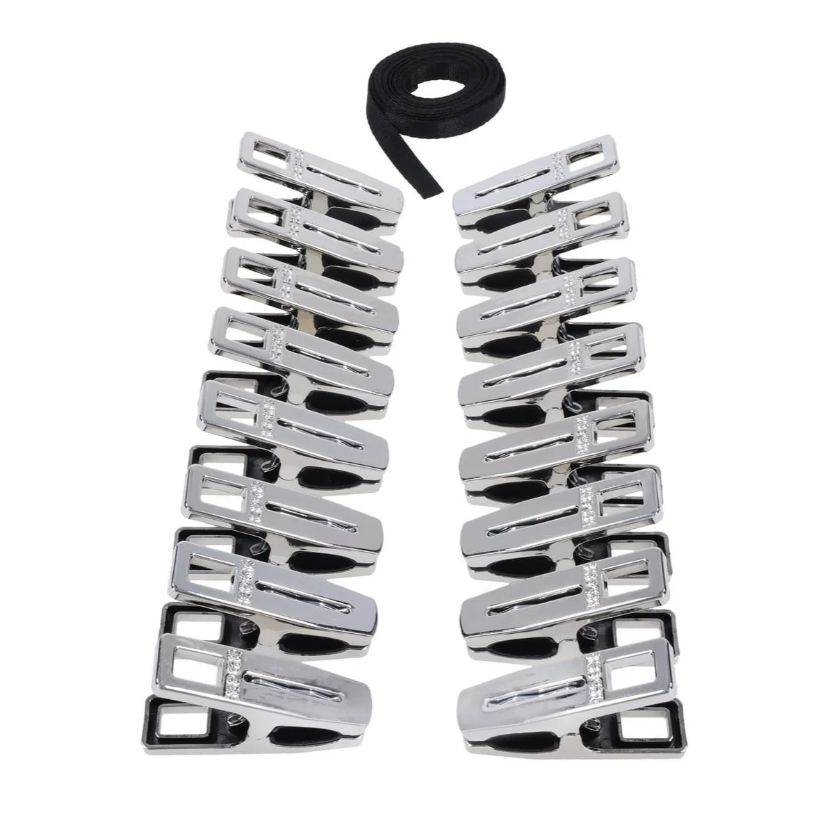 Sportsheets - Edge Body Zipper Clothes Pins - Zilver