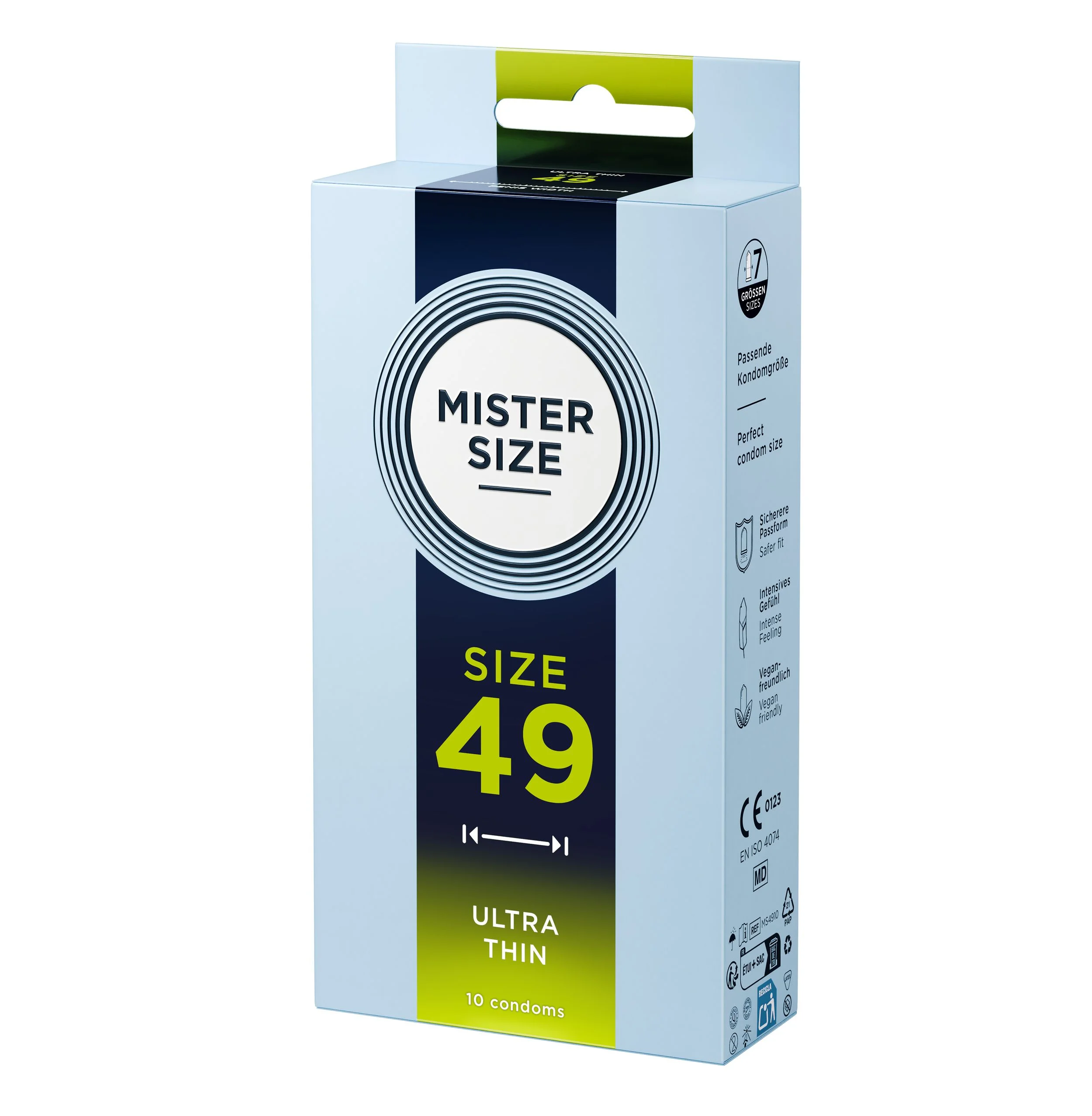 MISTER.SIZE - S Ultradunne Condooms - 10 Stuks