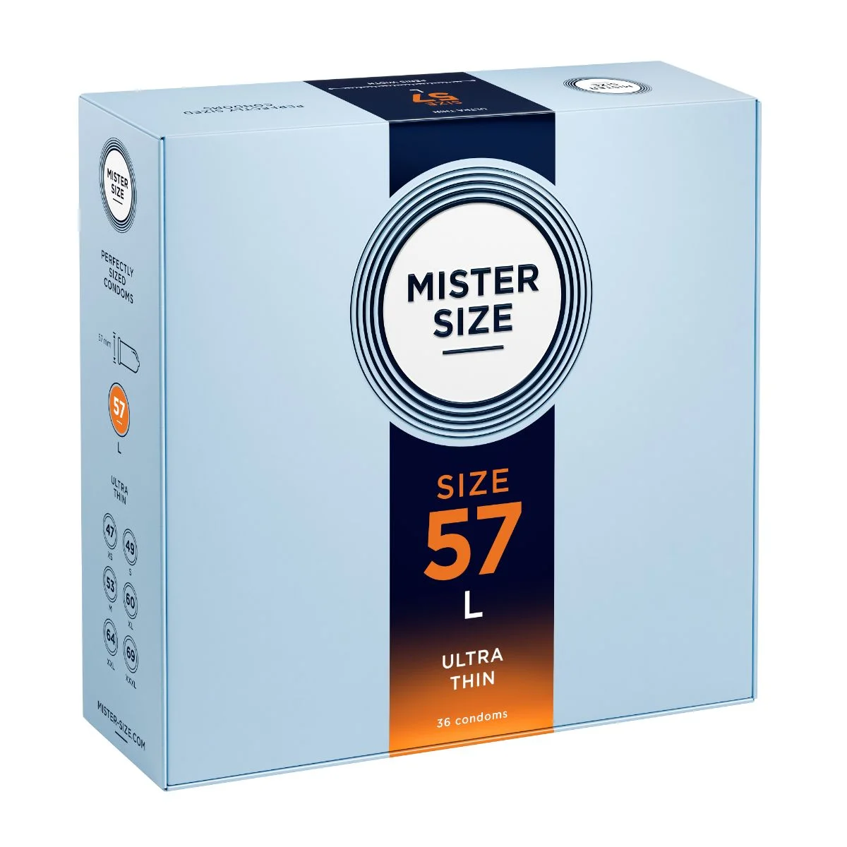 MISTER.SIZE - L Ultradunne Condooms - 36 Stuks