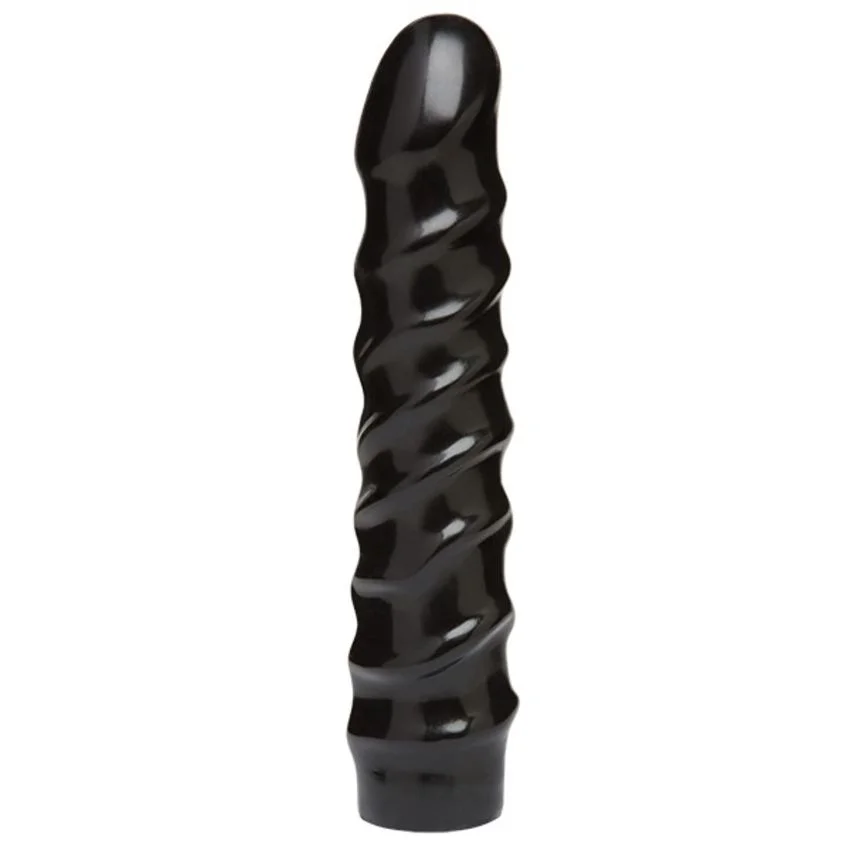 Doc Johnson - VacULock CodeBlack Raging HardOns Dildo 20,3 cm - Zwart