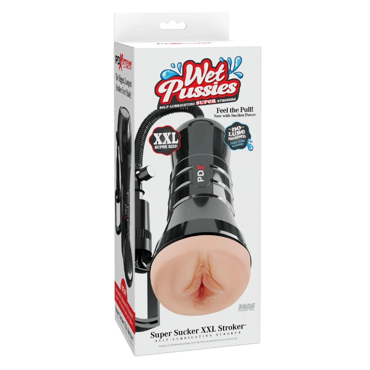 PDX Extreme - Super Sucker XXL Stroker - Zwart