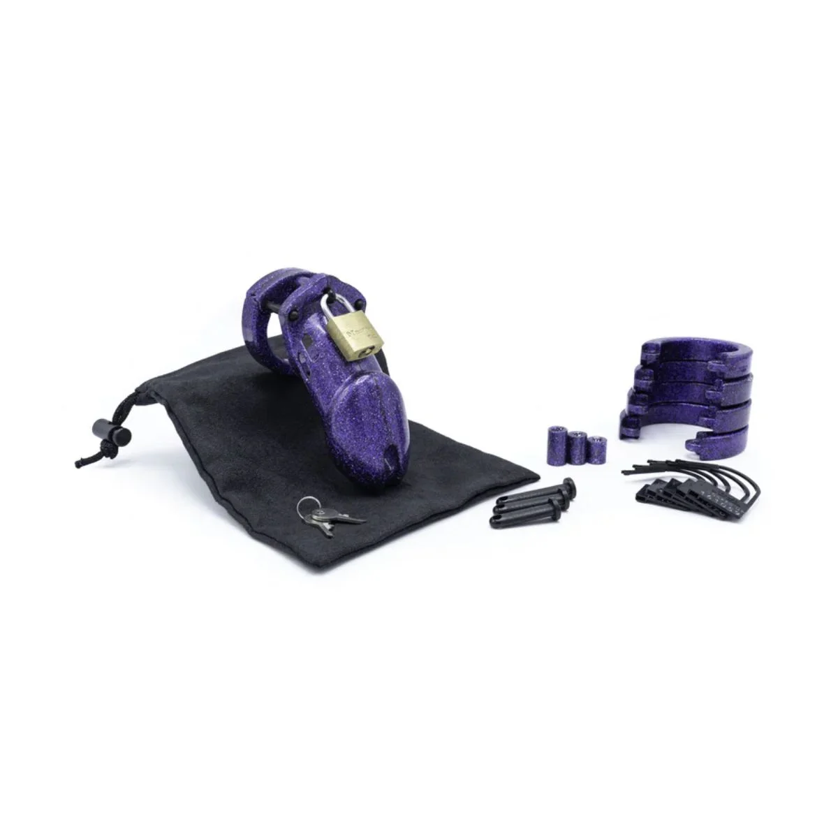 CB-X – CB-6000 Chastity Kit – Glitter Paars