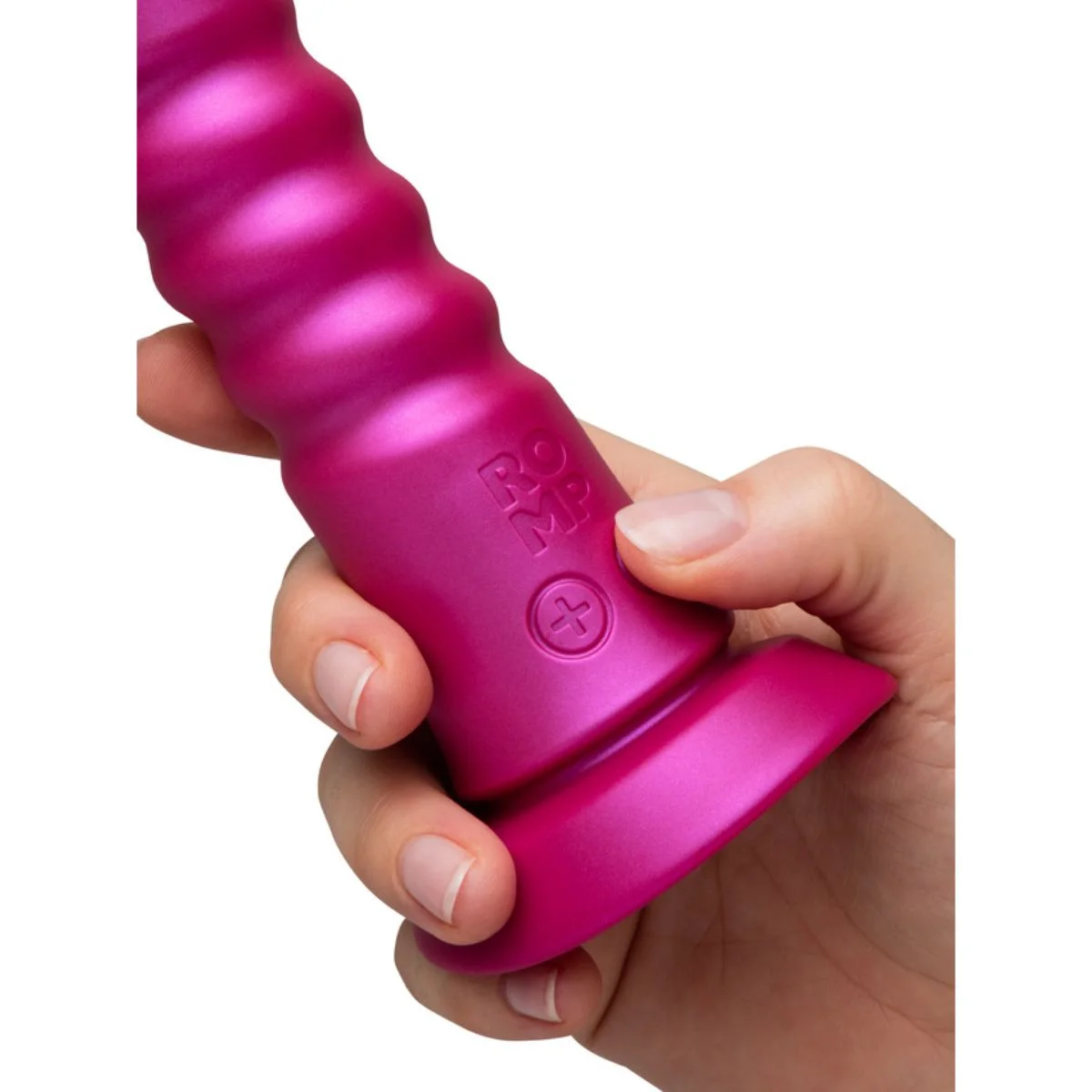 ROMP - Jiggle Stotende Vibrator Met Zuignap - Roze