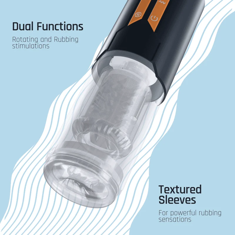 CRUIZR - CM09 3-in-1 Masturbator met LCD-display
