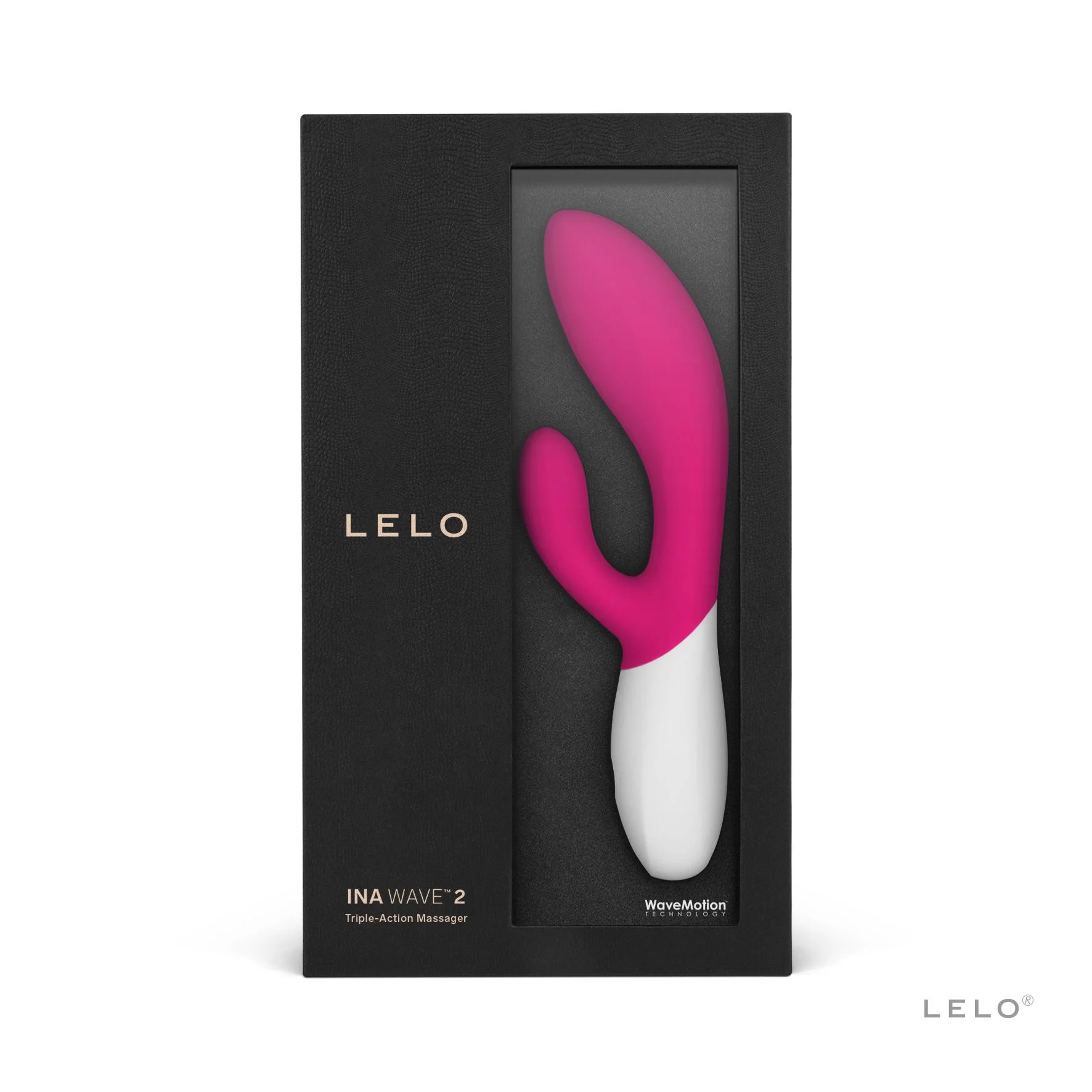LELO - Ina Wave 2 Rabbit Vibrator - Cerise
