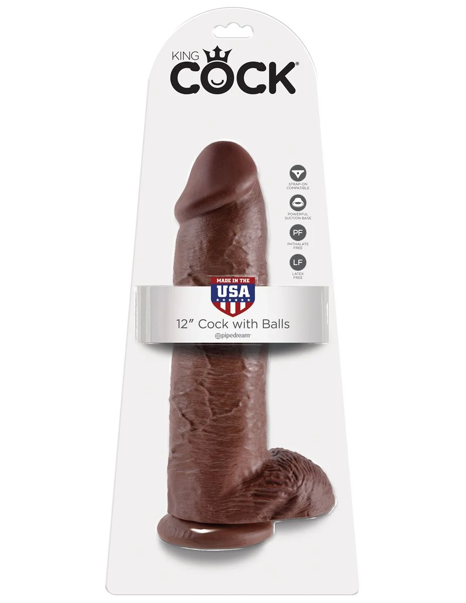 King Cock XL Dildo Met Balzak - 32 cm