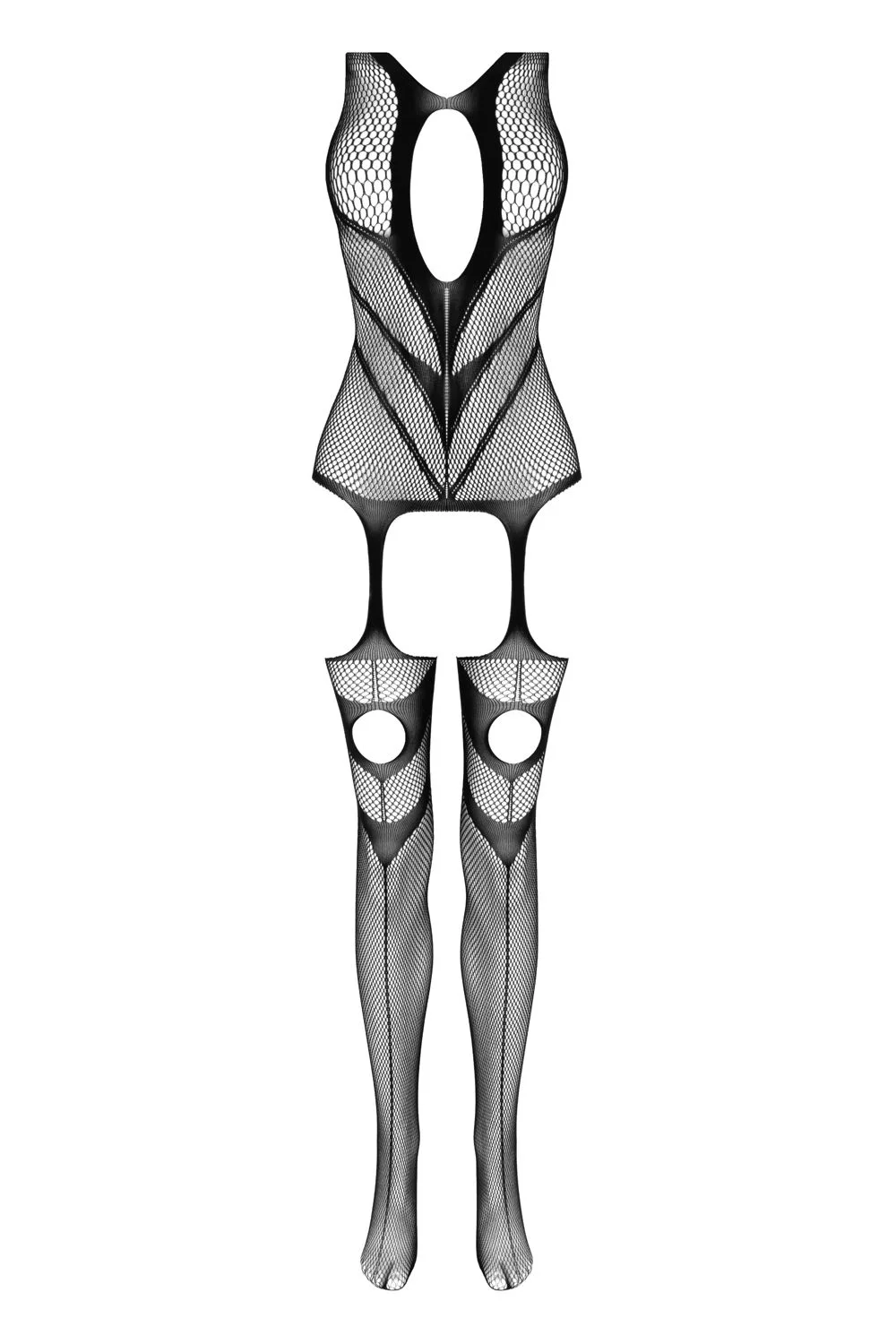 Christine - After Dark Visnet Jarretel Catsuit