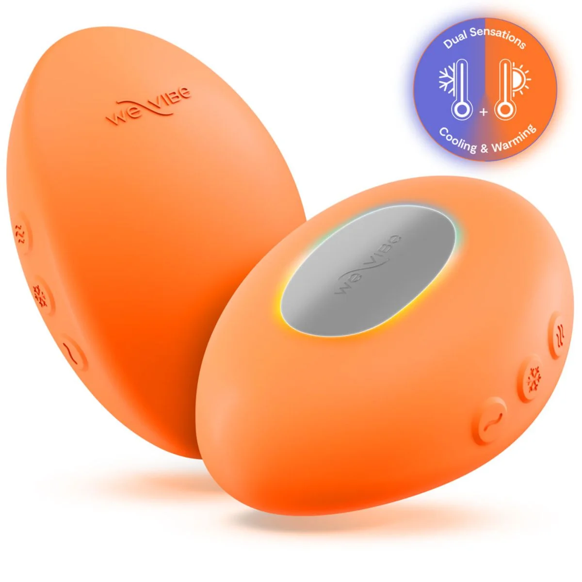 We-Vibe - Temp Lay-On Vibrator - Tangerine