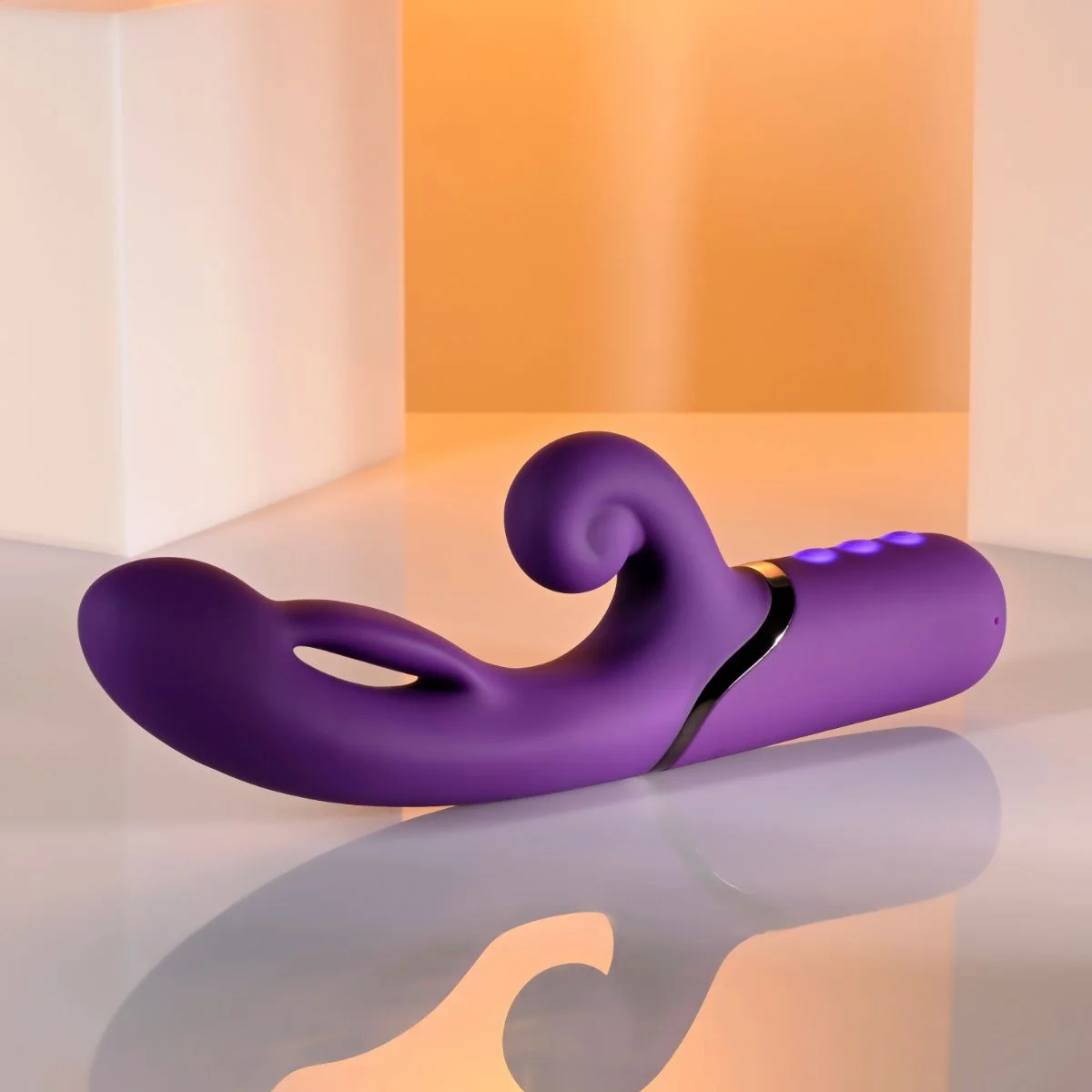 Evolved - Pleasure Puff Rabbit Vibrator - Purple
