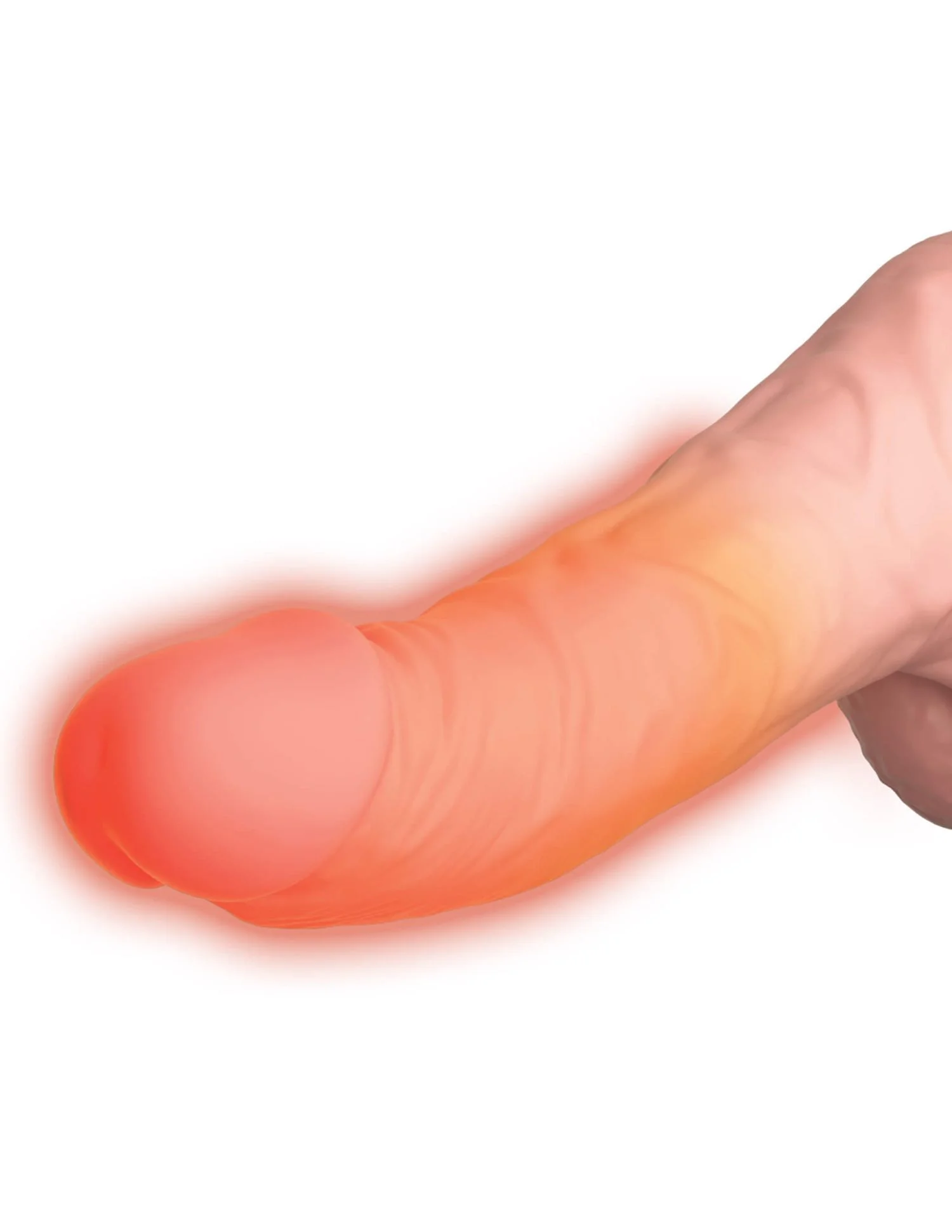 King Cock Plus Stotende En Verwarmende Vibrator
