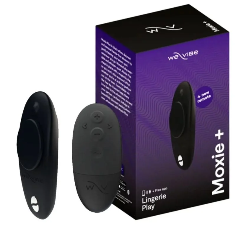 We-Vibe - Moxie+ Clitoris Panty Vibrator Remote & App - Zwart