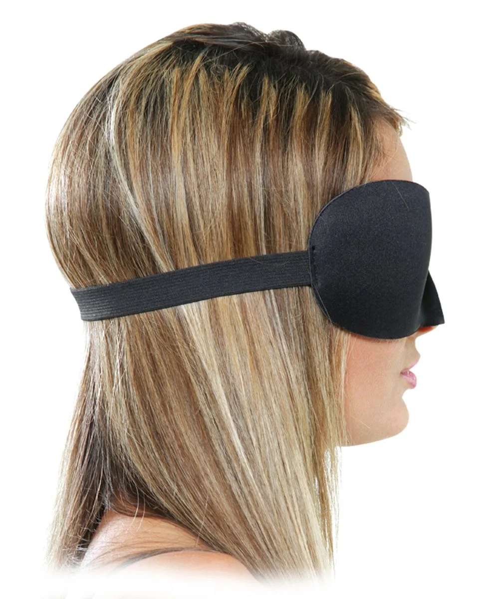 Satijnen Love Mask Deluxe - Zwart