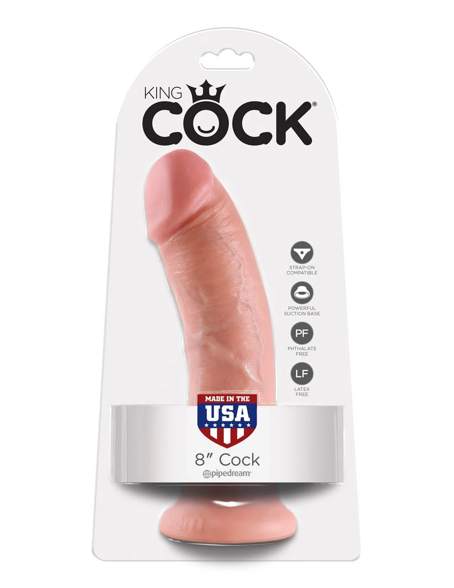 King Cock Realistische Dildo Met Zuignap  - 18 cm