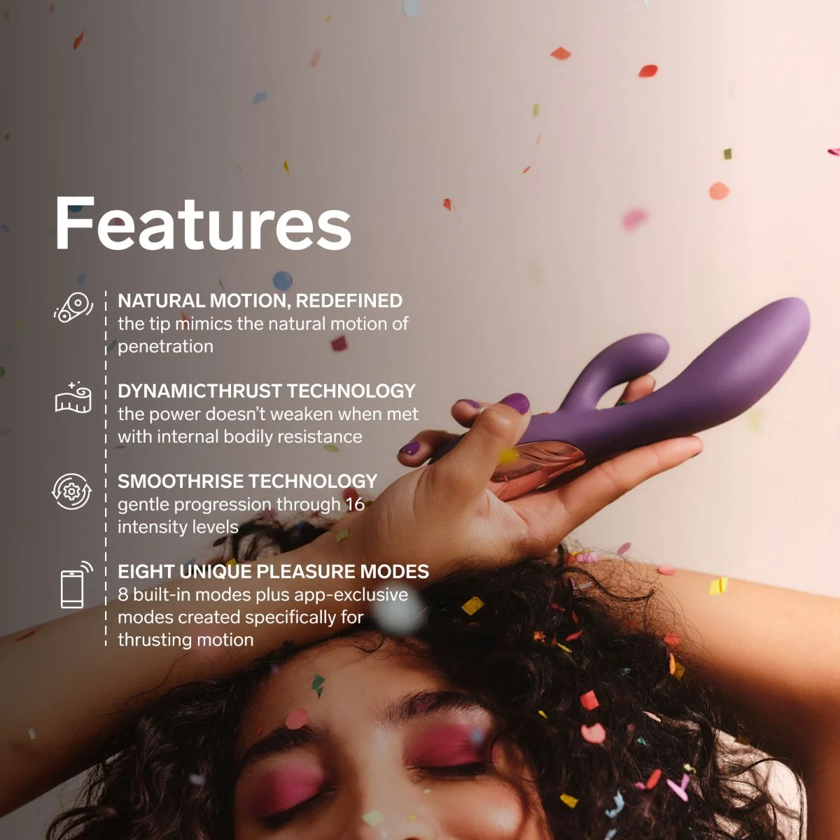 LELO - INA Thrust Dual-Action Massager - Purple Twilight