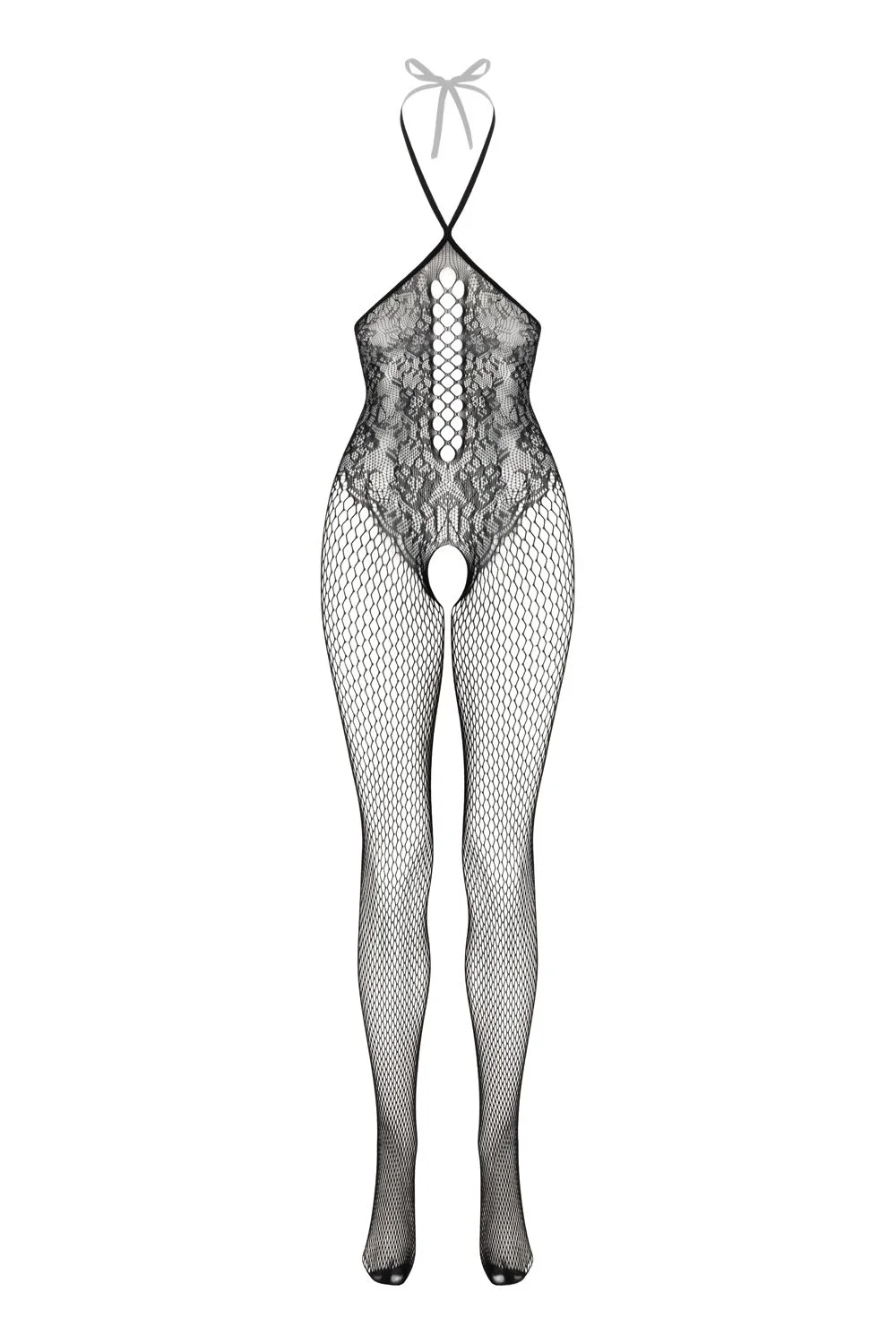 Christine - Open Cup Fishnet Bodystocking