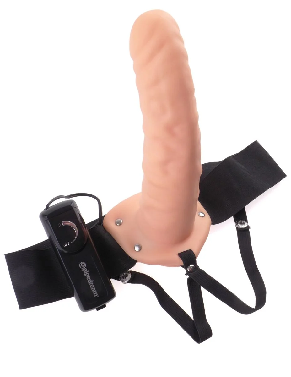Holle Strap-On Harnas met Vibrator - 20 cm