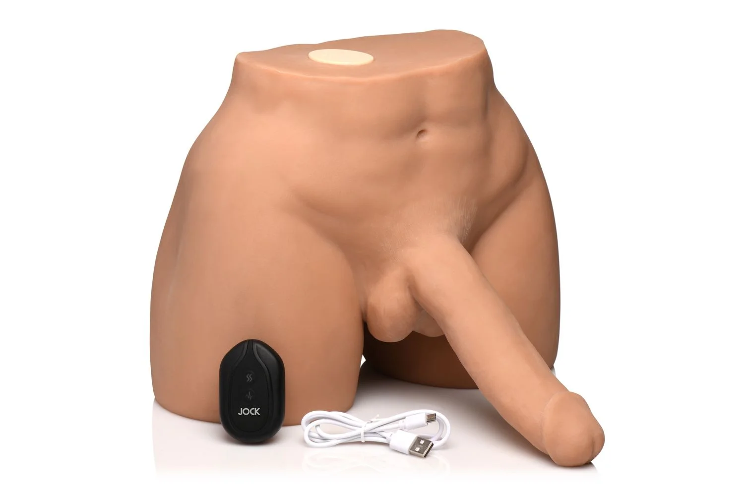 JOCK - Automatisch Knijpende & Vibrerende Masturbator - Medium