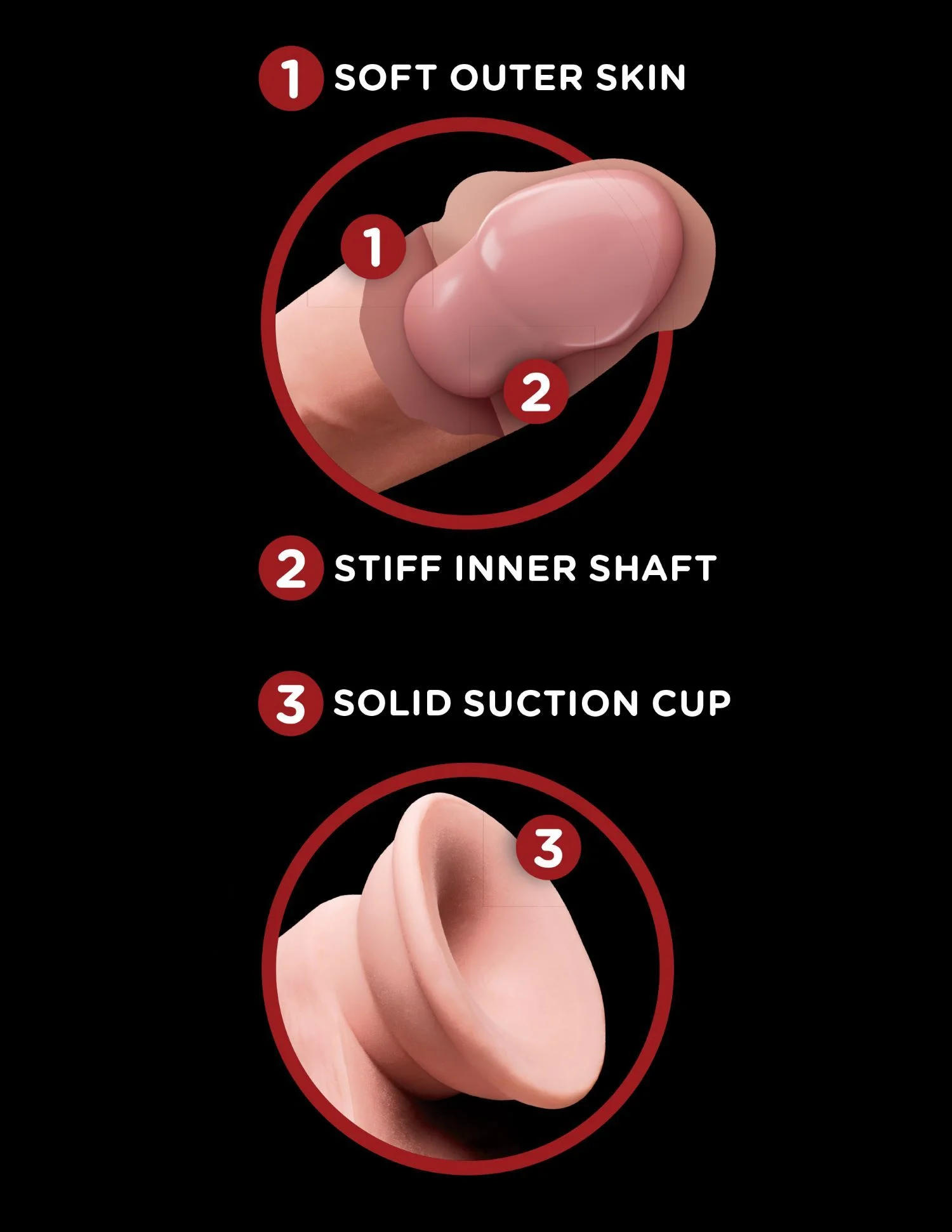 King Cock Plus Realistische Dildo Met Bewegende Balzak - 15,2 cm