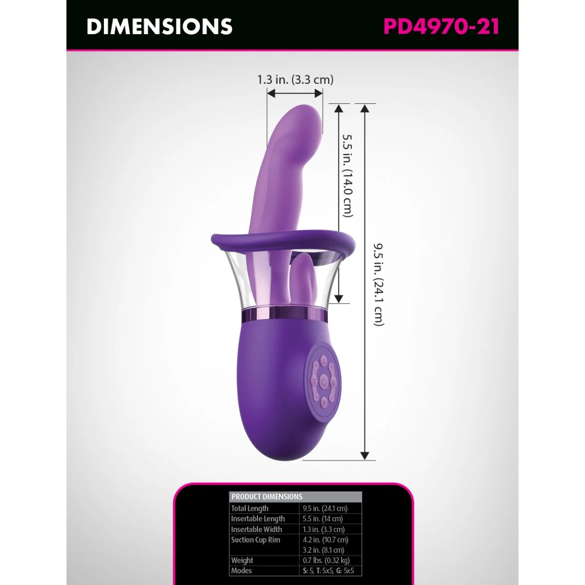 Fantasy For Her - Ultimate Pleasure Pro Plus - Paars