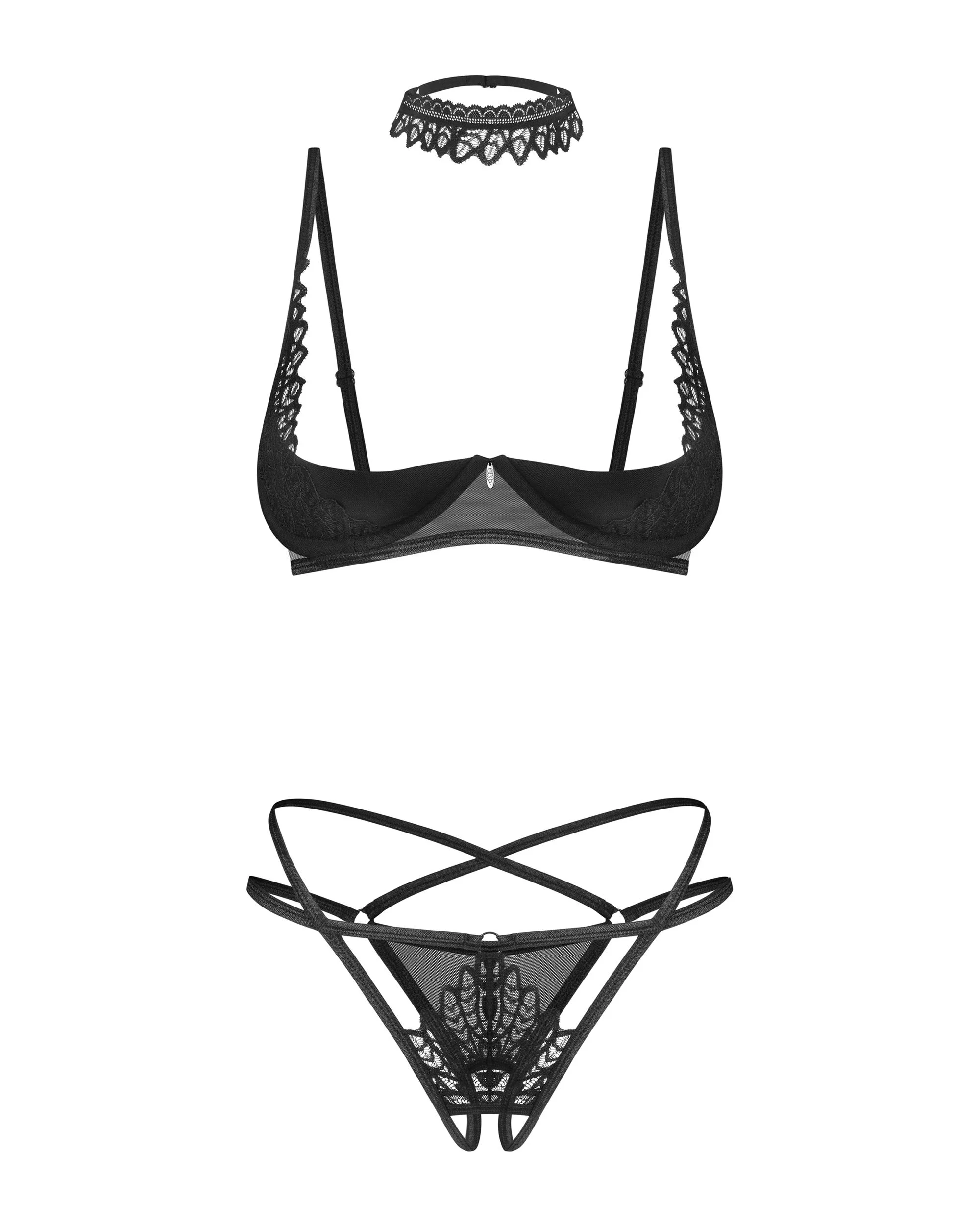 Obsessive - Donarella 3-delige Set - XL/XXL